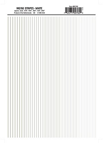 Woodland Scenics Stripes, White WOOMG760