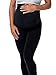 Leading Lady Seamless Black Maternity Leggings - Extra Support & Comfort