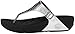 FitFlop Women's The Skinny Flip Flop, Silver, 7 M US