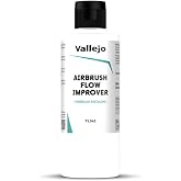 Vallejo - Airbrush Flow Improver for Acrylic Paints, 6.76 fl oz (200 ml) | Avoid clogs, for model painting, delays drying, improves fluidity, brush and airbrush use, odorless