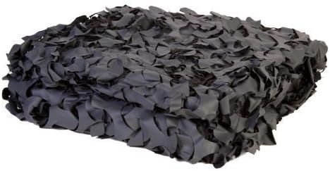 Black Camo Netting 20ft x 10ft - Black Fire Retardant Camouflage Net