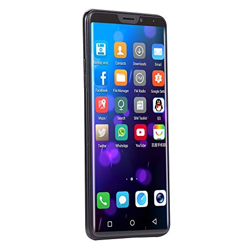 6.1 inch Dual HDCamera Smartphone Android IPS Full Screen GSM/WCDMA 16GB Touch Screen WiFi Bluetooth GPS 3G Call Mobile Phone (Black)