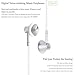 Type C Earbuds, Eamplest Type C Headphones USB Earbuds Earphones Digital Noise Canceling Headset with Mic for Sony XZP, HTC Ultra, HTC U11, Google Pixel XL etc
