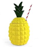 BarConic® Tiki Drinkware - Ceramic Pineapple with