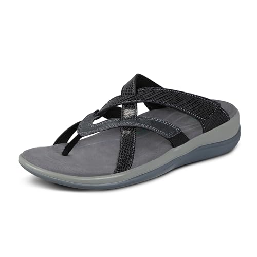 Orthofeet Women's Orthopedic Soft Microfiber Clio Sandals