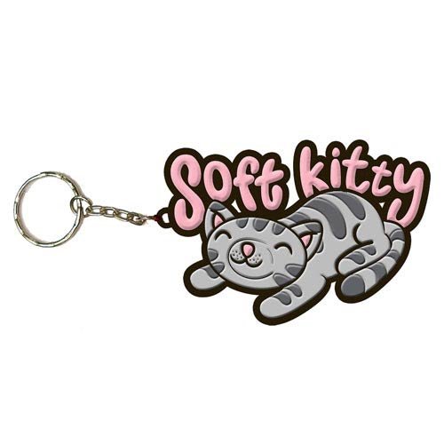 The Big Bang Theory Soft Kitty Keychain