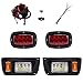 10L0L Golf Cart LED Headlight and Tail Light Kit for 1993-UP Club Car DS Carts with Harness (Must Input 12 Volts)