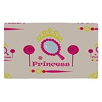 LICTshop 28.7"x 16.5" Tub Kids Mat Small Objects Beauty Dressing Mirror Print Shower Bath Mats with Powerful Suction Cup for Kids&Elderly