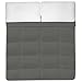 Sweet Home Collection Down Alternative Polyester Comforter Box Stitch Microfiber Bedding - Queen, Gray