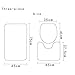 Zehui African Women Printing Toilet Pad Cover Bath Mat Shower Curtain Set Four-Piece Set Fzn0016