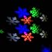 Laser Christmas Lights - Outdoor Landscape Lights Show Snowflakes with Color of White, Red, Green and Blue IP65 Waterproof LED Lights