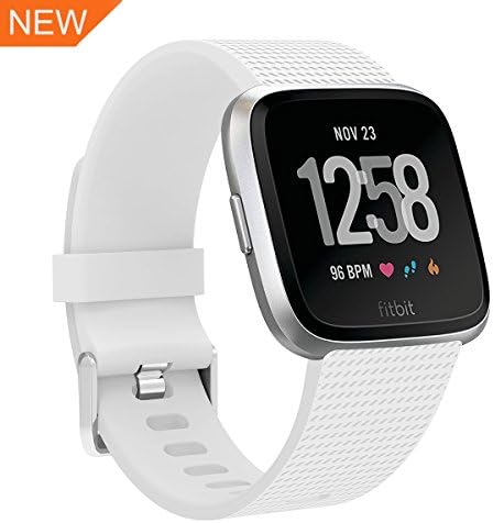 YOMETOME Fitbit Versa Strap, TPU Soft Silicone Wrist Straps Sport Replacement Wristband Non Original Bracelets Accessories For Fitbit Versa Watch Large Small Women Mens