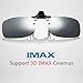 Cyxus 3D Clip-on Glasses Polarized Eyewear for Movie/Cinema (IMAX)