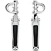 Krator KM012-C Foot Peg (Chrome Anti-Vibrate Engine Guard w/Clamps for Harley Softail Touring)