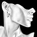 Charisma 8mm Stainless Steel Modern Double Beads Ear Jacket Earrings Front Back Piercing Jewelry (Steel)