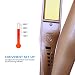 2-In-1 Curler And Flat Iron For Hair Curling Hair Straightener Professional Multi-function Ceramic Curler And Iron Hair Tools Double Voltage Concave Convex Titanium Plated Color Goldthumb 2