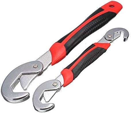 2PCS Adjustable Universal Wrench, Multi-function Quick Buckle Bicycle Wrench Tool Set Household Products