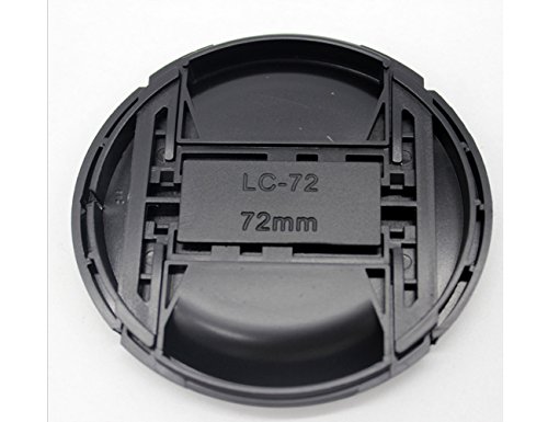 72mm Snap-on Lens Cap Cover with Strap for Sony E PZ 18-105mm F4 G OSS Lens for Sony Alpha a6500 a6400 a6300 a6000 a5100 a5000 Digital Camera,ULBTER Center Pinch Lens Cap & Lens Cover Keeper 2 Pack