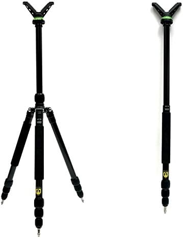 Glide Gear Adjustable Hybrid Tripod / Hunting Stick V Yoke Stand Holder