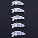 Aorace Blank Hard Lures Kit Unpainted Fishing Baits Sets Crankbait Wobblers Freshwater Fish Lure Wobblers Minnow Lure Bodies Fishing Tackle