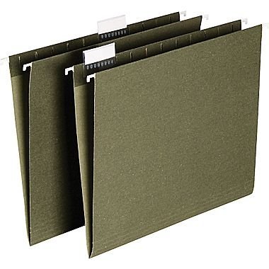 Staples Hanging File Folders, Letter, 5 Tab, 50/Box