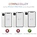 SUPWALL iPhone 11 Clear Case, 9H Tempered Glass Shock Absorption Anti-Scratch Mimics Shockproof Glass Back of iPhone Support Wireless Charging Cover for iPhone 11 Crystal Clear (6.5 inch)