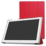 Acer Iconia One 10 B3-A40 / A3-A40 Slim Shell Case,Mama Mouth Ultra Lightweight PU Leather Standing Cover for 10.1