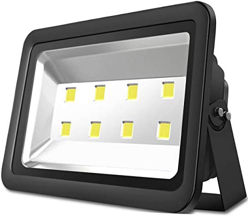 Atoechie 400W LED Flood Light Outdoor Daylight White 6000K, Super Bright 40000lm, 50000hrs Lifetime, Waterproof IP65, Light Fixtures for Backyards Buildings Parking Lots