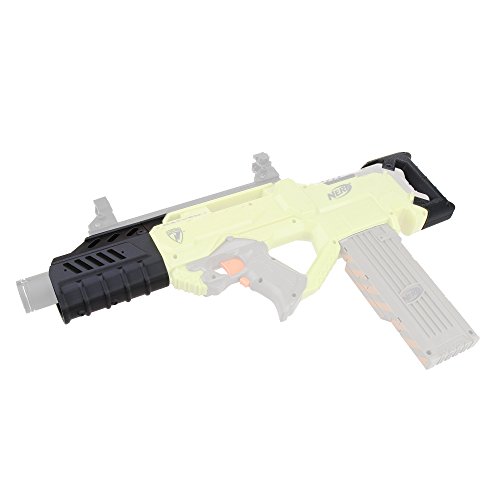 JGCWorker f10555 No.200 3D Printing Modularized Kit for Nerf N-Strike Rayven CS-18 Blaster - Black