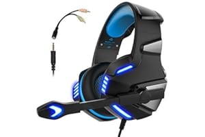 Navor Gaming Over-Ear Headset for PS5 PS4 Switch Xbox One, Gaming Clear Sound Headphones All-in-1 with Mic Stereo Surround No
