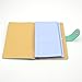 Business Card Holder Book PU Leather 240 Name Cards Organizer (Blue)
