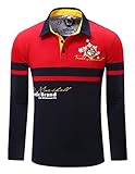 T Shirts, Cokle Mens Long Sleeve Tee Lapel Casual Fit Polo