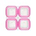OXO Tot Baby Blocks Freezer Storage Containers, Pink 4 Ounce Set of 8