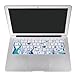 Case Star Ocean series White Keyboard Silicone Cover Skin With The Seaweed And Fish Pattern for Macbook 13-Inch Unibody / Macbook Pro 13, 15, 17 inches + Case Star Cellphone Bag