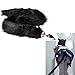 Romi 31.5inches Long Fox Tail Butt Plug Anal Plug Animal Tail Role Play Sex Toys Flirting Tools for Couples Black