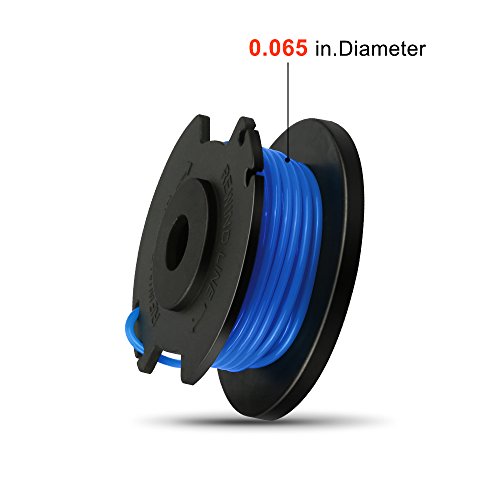 V VONTOX Line String Trimmer Replacement Spool suitable for Ryobi string trimmer, 4 pack for replacement, 0.065"