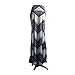 Aisa Women Ripple Printed High Waist Maxi Skirt Summer New Beach Long Skirt Dress X-Large