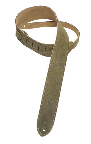Levys Leathers Ms12-grn 2 inch Suede Leather Strap - Green
