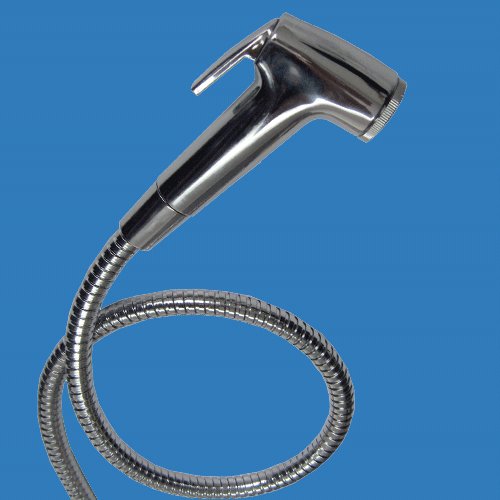 Blue Bidet BB-50 Hand Held Bidet CUPC Hose Certification with Adjustable Pressure Shut-Off Valve