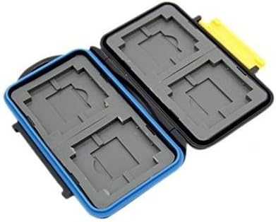 Harrd Shell Water Resistant Multi Use Memory Card Case for SD/SDHC/SDXC/microSD/microSDHC/microSDXC/Pro Duo/Compact Flash Cards (4CF 4SD 4XD 4MS Pro Duo Hard Shell)