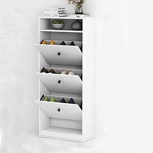 Feifei シューズラック 薄い餃子靴キャビネット ロッカー 玄関キャビネット 入室キャビネット 多機能収納靴