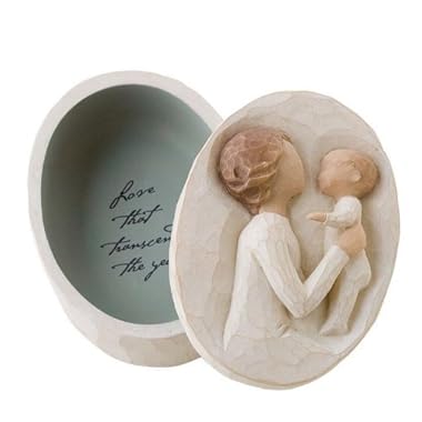 Willow Tree hand-painted sculpted Keepsake Box, Grandmother