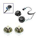 Knock Sensor with Harness Pair Kit Set for Chevy GMC Silverado Sierra Cadillac