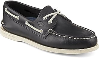 Sperry Top-Sider Men's A/O 2 Eye Boat Shoe,Black,9 M US