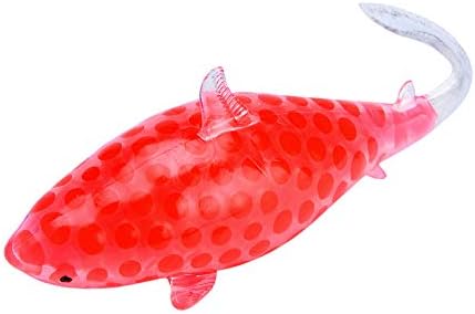 Squishies Toys, Spongy Shark Bead Stress Ball Toy Squeezable Stress Toy Stress Relief Ball Soft Toy Best Gift for Girls Boys