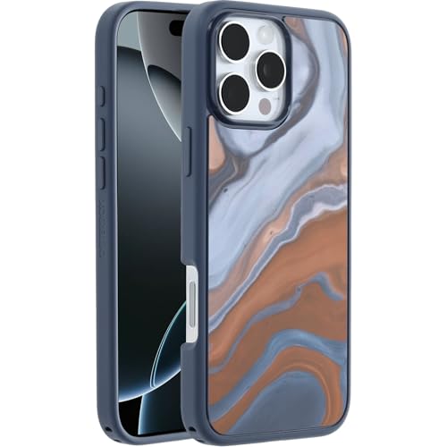OtterBox Symmetry Series MagSafe Hülle für iPhone 16 Pro Max, stoßfest, sturzsicher, dünne Schutzhülle, 3X mehr Stürze als nach Militärstandard, Desert Marble