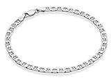 Miabella 925 Sterling Silver Italian 3mm, 4mm Solid