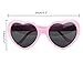 niceEshop(TM) 3pcs Super Cute Oversized Heart Shaped Plastic Frame Sunglasses Eyewear
