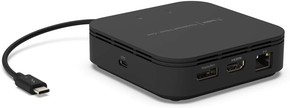 Amazon Com Belkin Thunderbolt 3 Dock Core W Thunderbolt 3 Cable Thunderbolt Dock For Mac And Windows Dual 4k 60hz 40gbps Transfer Speeds 60w Upstream Charging F4u110bt Computers Accessories Amazon Com Belkin Thunderbolt 3 Dock Core W Thunderbolt 3 Cable Thunderbolt Dock For Mac And Windows Dual 4k 60hz 40gbps Transfer Speeds 60w Upstream Charging F4u110bt Computers Accessories