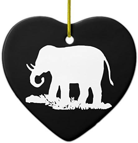 Amazon Com Christmas Tree Decorations Black And White Elephant